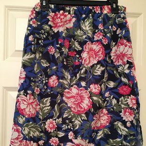 Loft Medium Floral Skirt